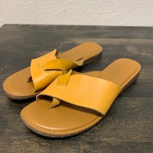 Franco Sarto Sandals - Yellow - Size 6.5